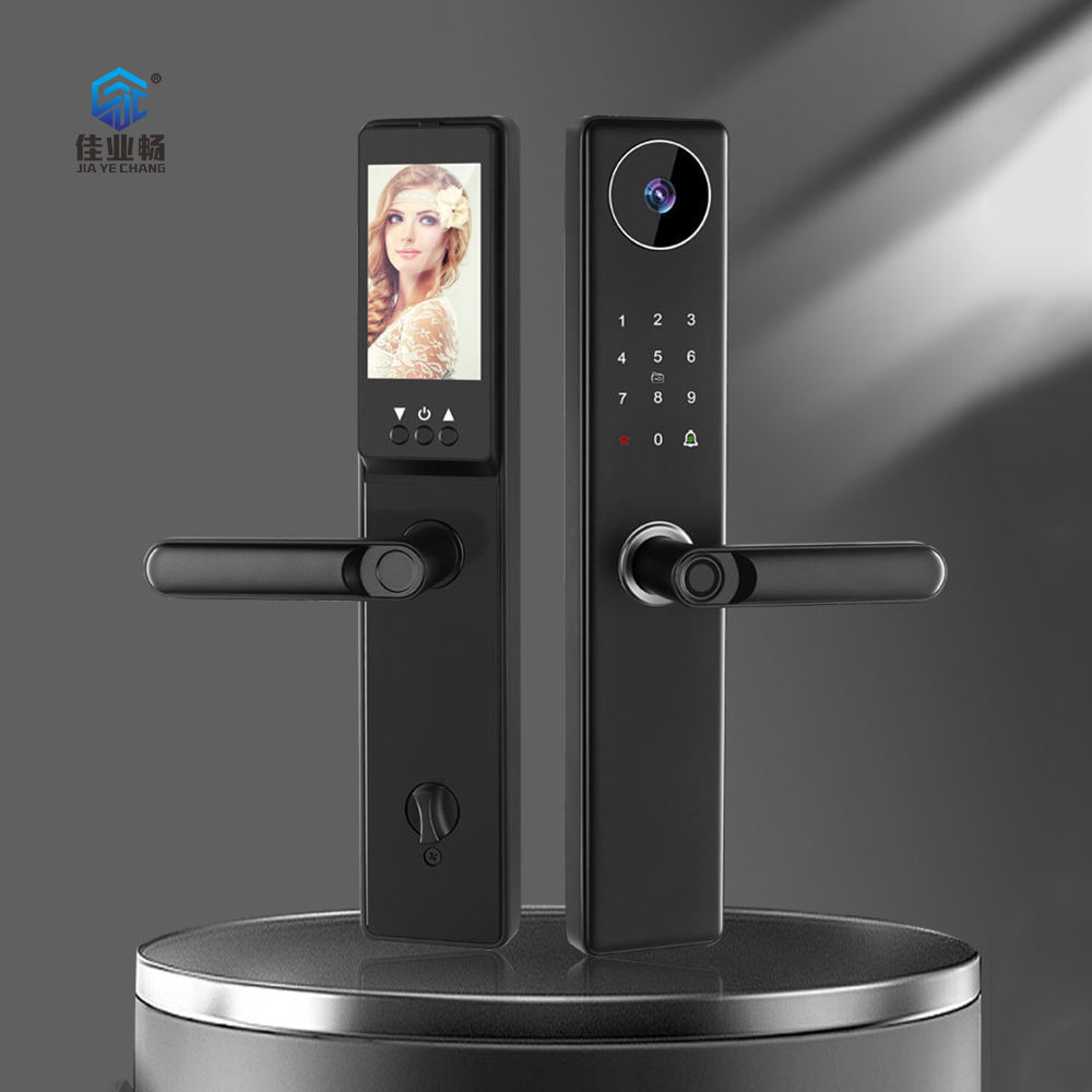 Wholesale Electronic Deadbolt Fingerprint Door Lock Inteligente front door Lock With Camera