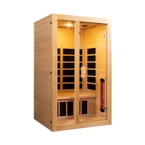 Traditional Finnish New Trend Full Spectrum Infrared Sauna High Tech Health Indoor Hemlock Infrared Dry Sauna