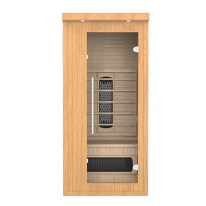 Smartmak Indoor Sauna Room 1-2 Person Infared Sauna With Red Light Capsule