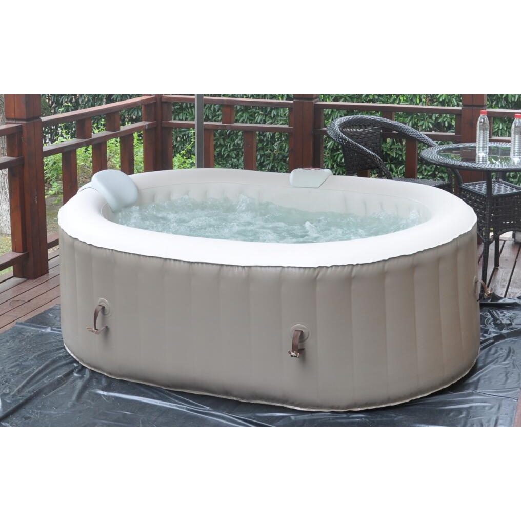 2023 new style Outdoor Portable 220V/240V inflatable spa hot tub for 2 person