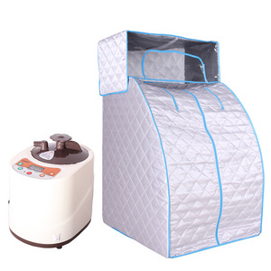 Portable Mini Sauna Personal Indoor Half Body Folding Steam Sauna with Steam Heater