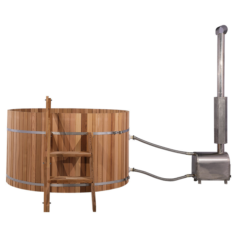 Unique High Quality External Wood Fired Stove Used In Wooden Hot Tub