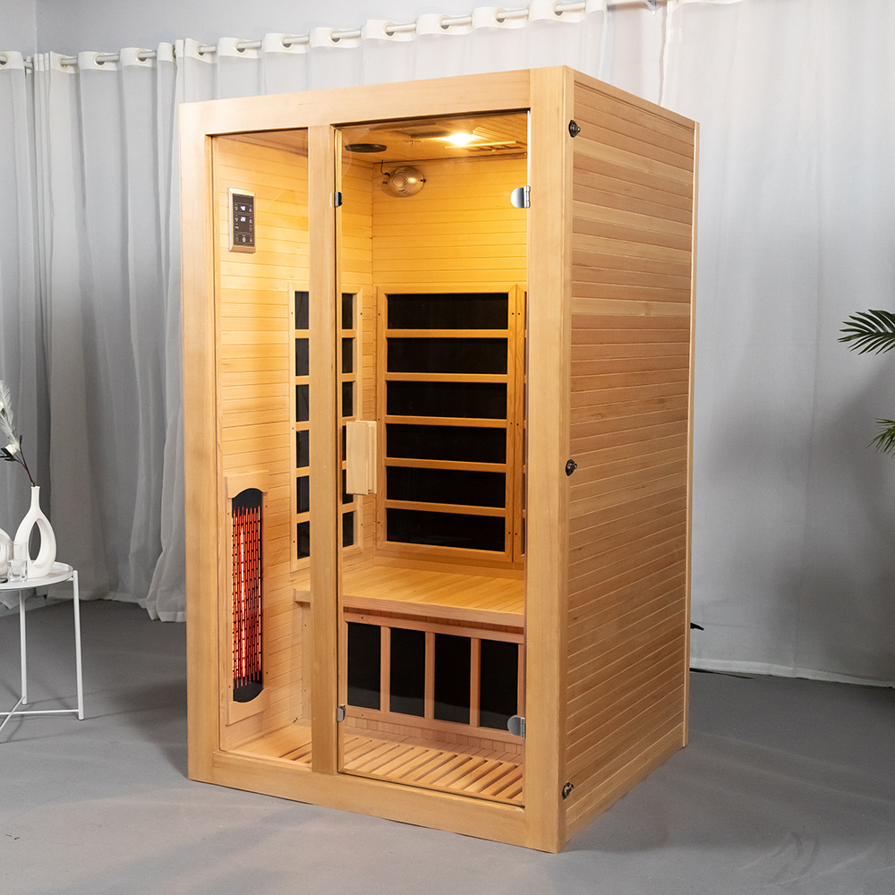 Traditional Finnish New Trend Full Spectrum Infrared Sauna High Tech Health Indoor Hemlock Infrared Dry Sauna