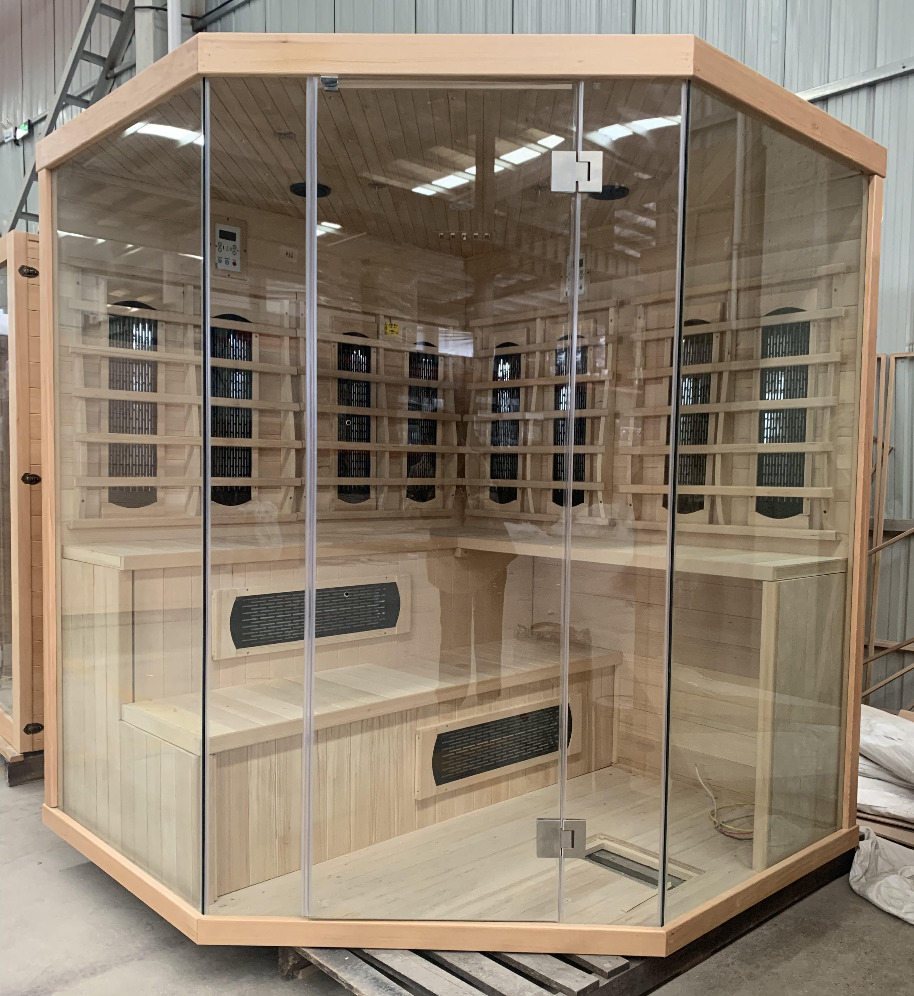 New Design Steam Sauna And Infrared Sauna Combined Room