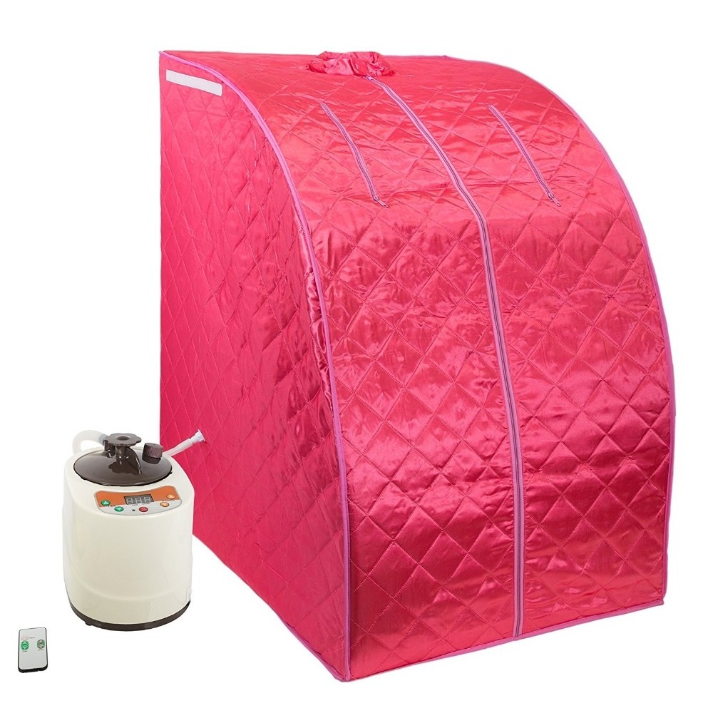 Portable Mini Sauna Personal Indoor Half Body Folding Steam Sauna with Steam Heater