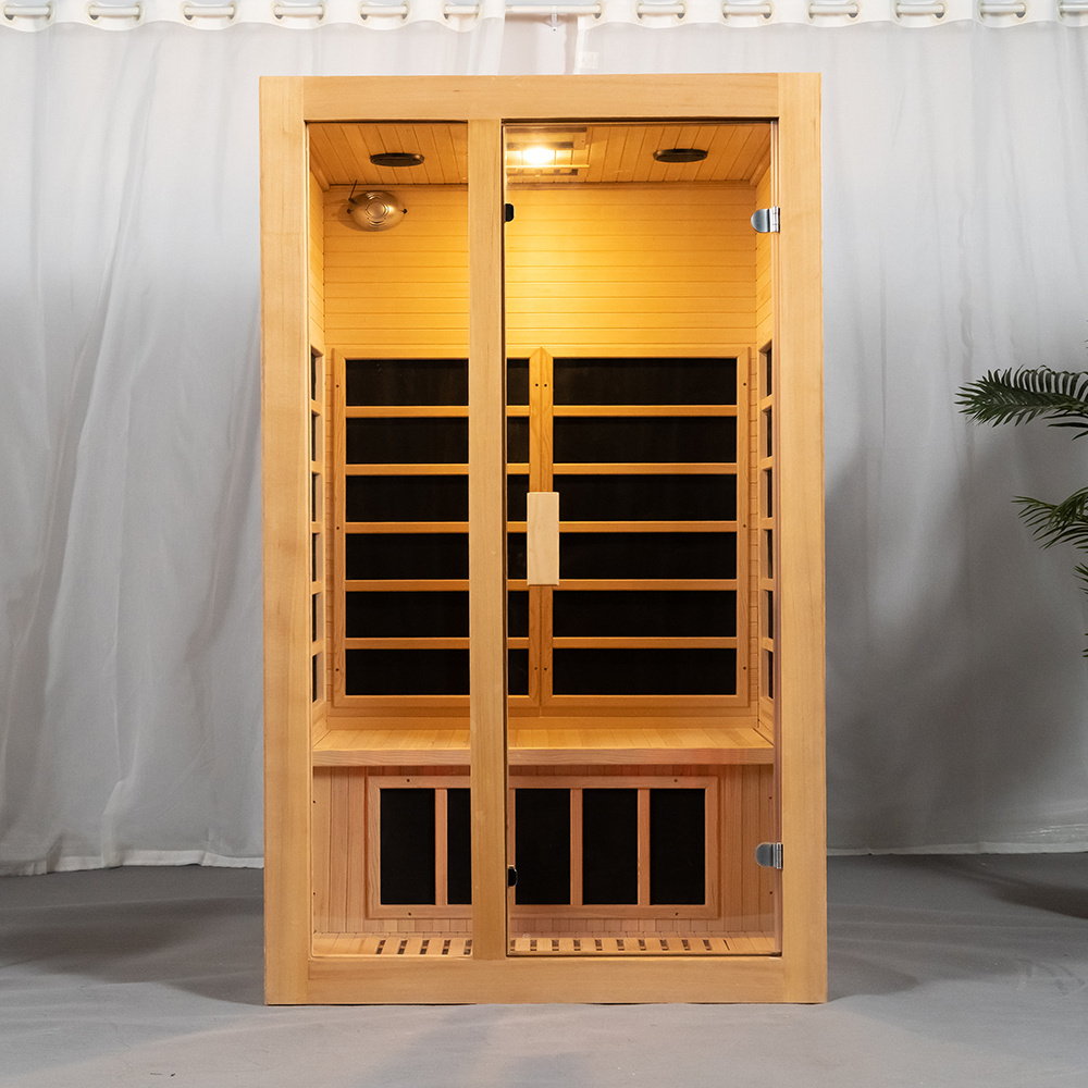 Traditional Finnish New Trend Full Spectrum Infrared Sauna High Tech Health Indoor Hemlock Infrared Dry Sauna