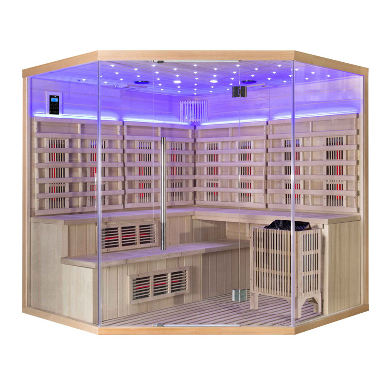 New Design Steam Sauna And Infrared Sauna Combined Room