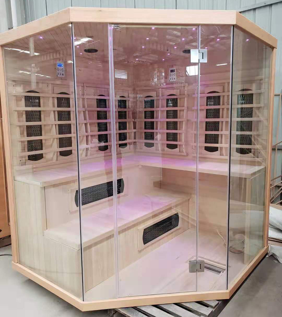 New Design Steam Sauna And Infrared Sauna Combined Room