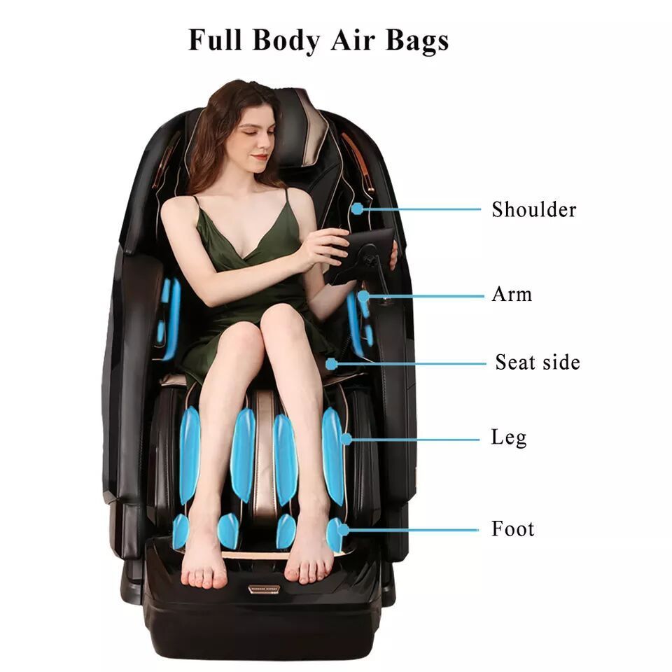 Wholesale SL Track 4D Dual Core Full Body Massage Chair Zero Gravity