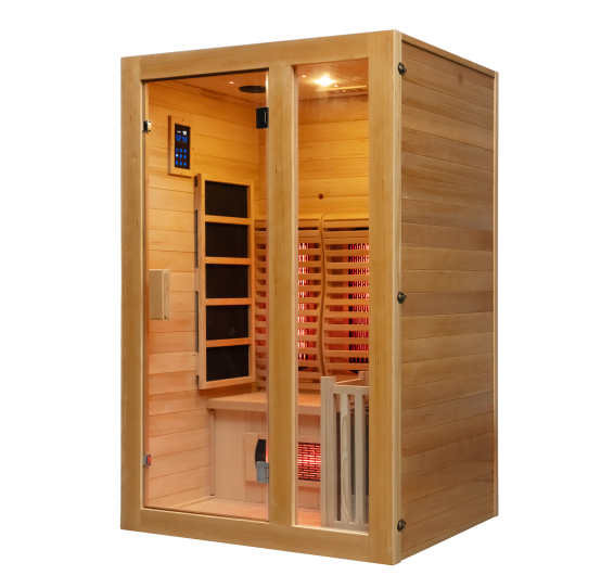 Far Infrared and Stem Sauna Portable 2 Person Full Spectrum Sauna room