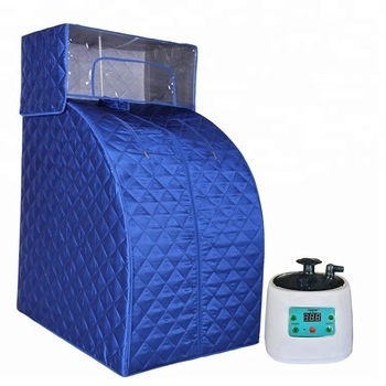 Portable Mini Sauna Personal Indoor Half Body Folding Steam Sauna with Steam Heater