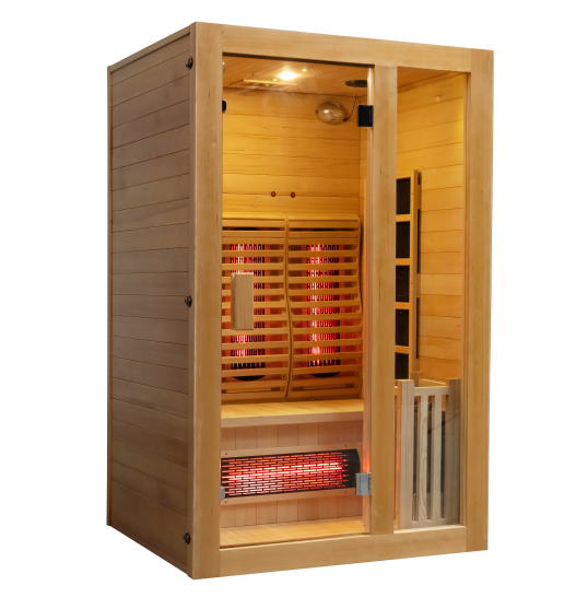 Far Infrared and Stem Sauna Portable 2 Person Full Spectrum Sauna room