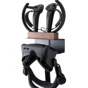 Customized metal VR Headset Stand Controllers Wood and Metal Wall Stand Wall Mount Storage VR Headset for Valve Index Home Decor