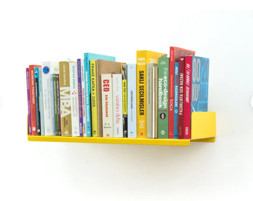 Unique Design Metal Wall Organizer Customized Book Shelf Modern Wall Book Rack Metal Wall Mounted Storage Shelf