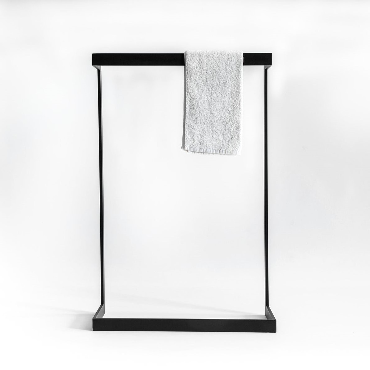 Functional Bathroom Tower Clothes Holder Towels Hanger Blankets Display Shelf Decorative Skinny Clothes Rack