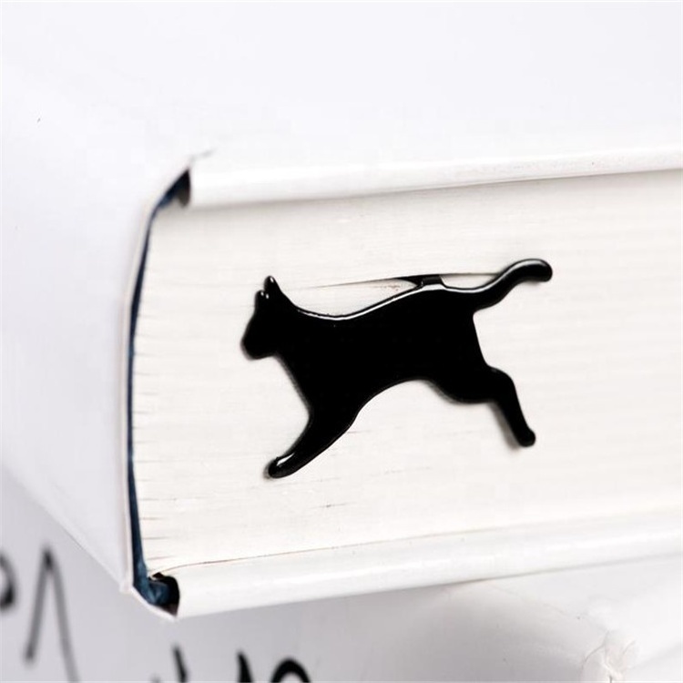 Cat Shape Custom Metal Bookmarks Interesting Bookmarks School Student Office Book Reading Marker Unique Gifts Bookmark