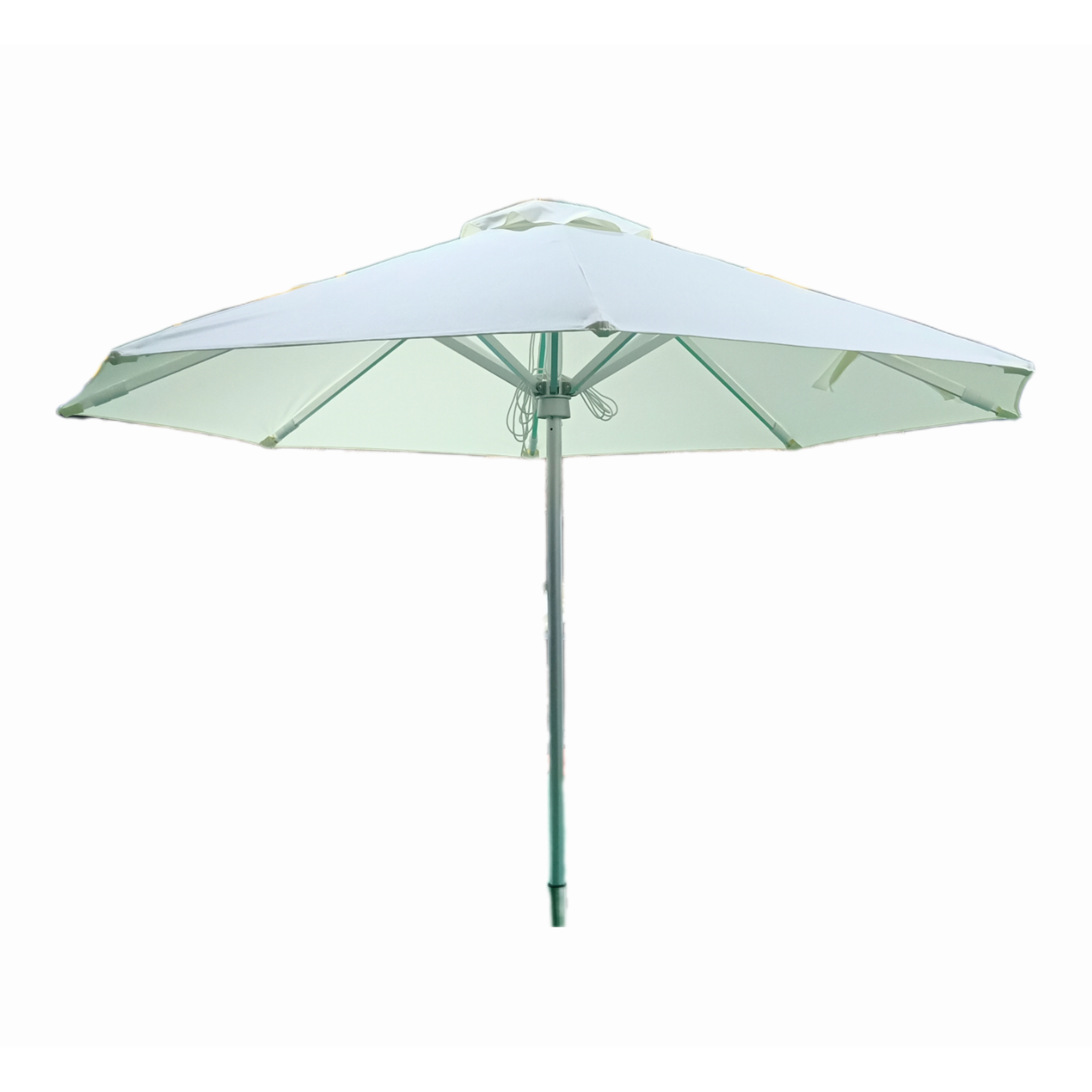 New Arrival Design 48mm White Custom Patio Adjustable Beach decking hotel garden Outdoor furniture sunbrella parasol Umbrella