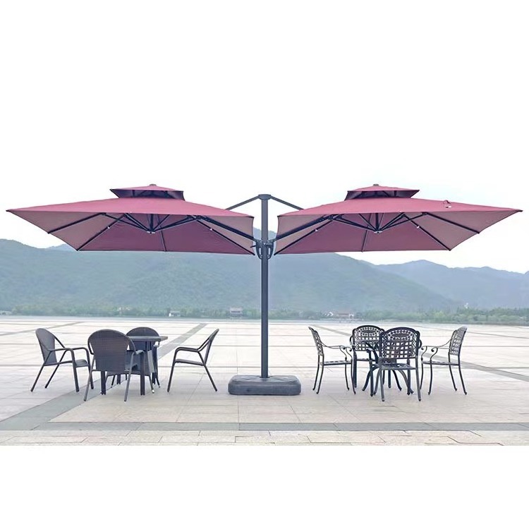 sombrillas para jardin patio Beach decking garden gazebos Outdoor pet product furniture sun sunbrella parasols Roma Umbrella