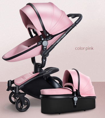 Hot Luxury Big Wheels High Landscape Pram Baby Stroller, New Design 3 in 1 Baby Doll Pram Stroller