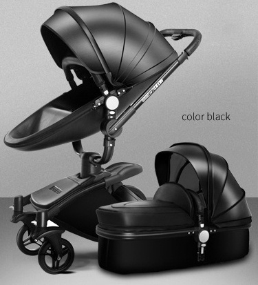 Hot Luxury Big Wheels High Landscape Pram Baby Stroller, New Design 3 in 1 Baby Doll Pram Stroller