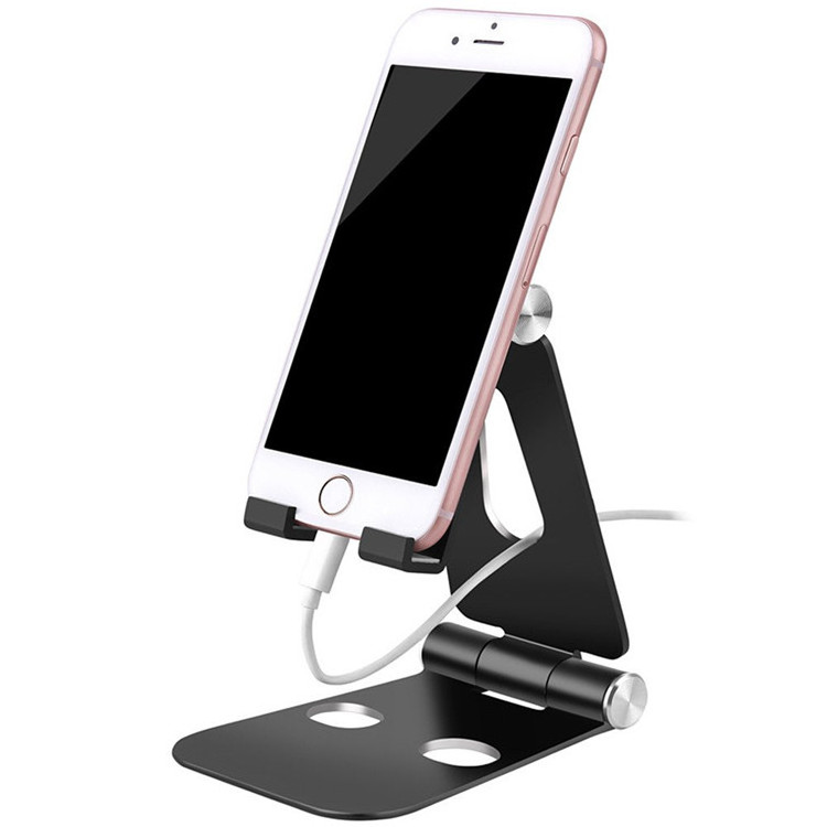 Great Roc Top selling ergonomic adjustable portable foldable simple light weight universal rose golden silver smart phone holder