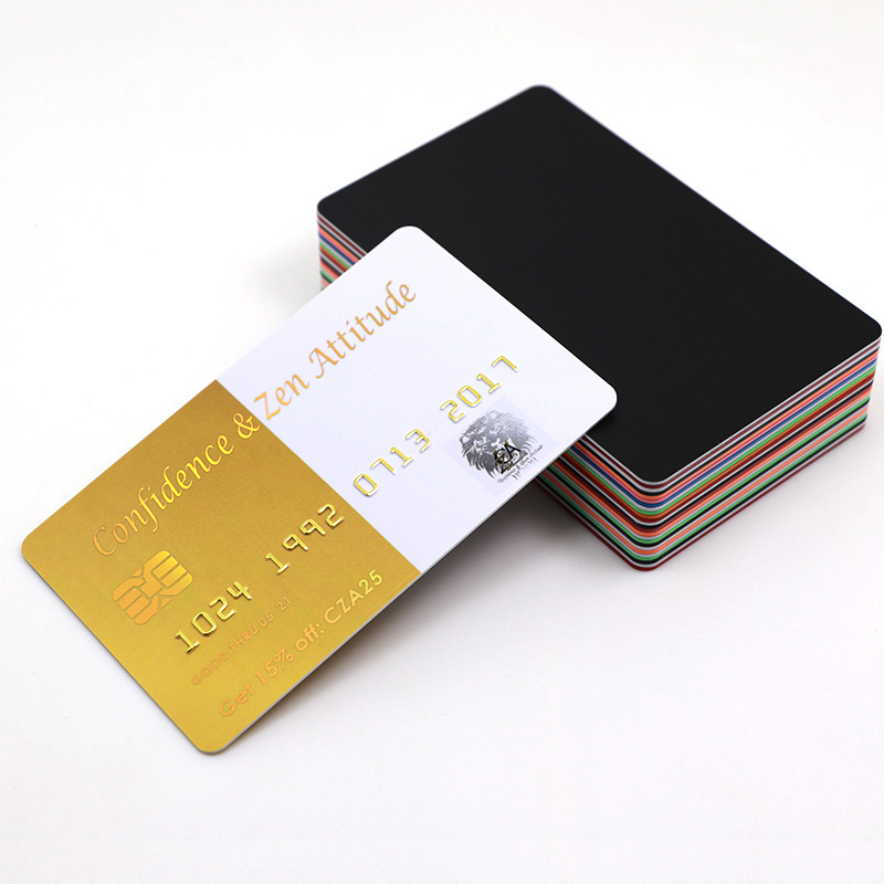 Latest Customized Embossed Number Credit Card Business Plastic Cards