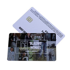 Personalized  PVC Smart Card Printing Plastic Member Business Card With UV Code