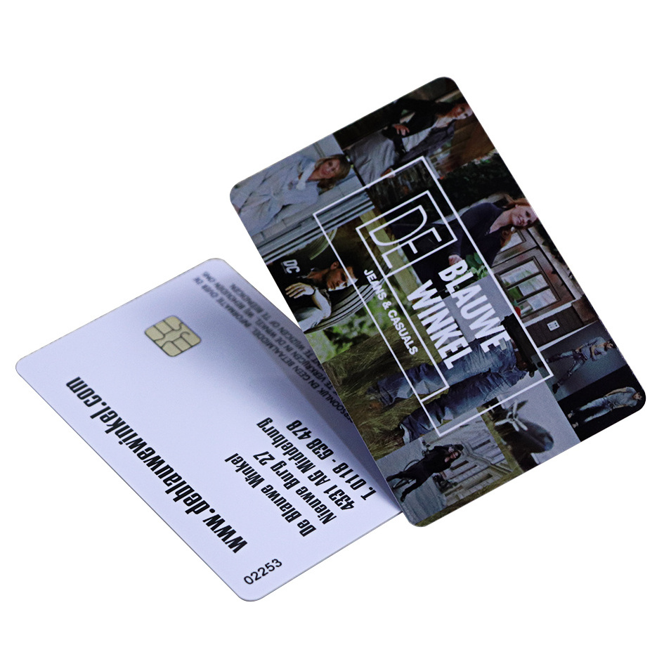 Personalized  PVC Smart Card Printing Plastic Member Business Card With UV Code