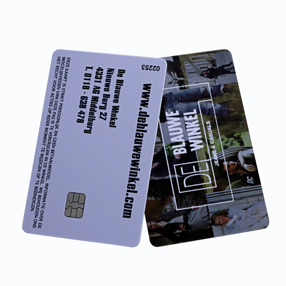 Personalized  PVC Smart Card Printing Plastic Member Business Card With UV Code