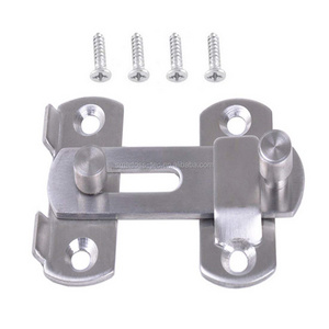 Stainless Steel Hasp Latch Metal Hasp Latch Lock Sliding Door Lock for Window Cabinet Fitting Sliding Door Buckle