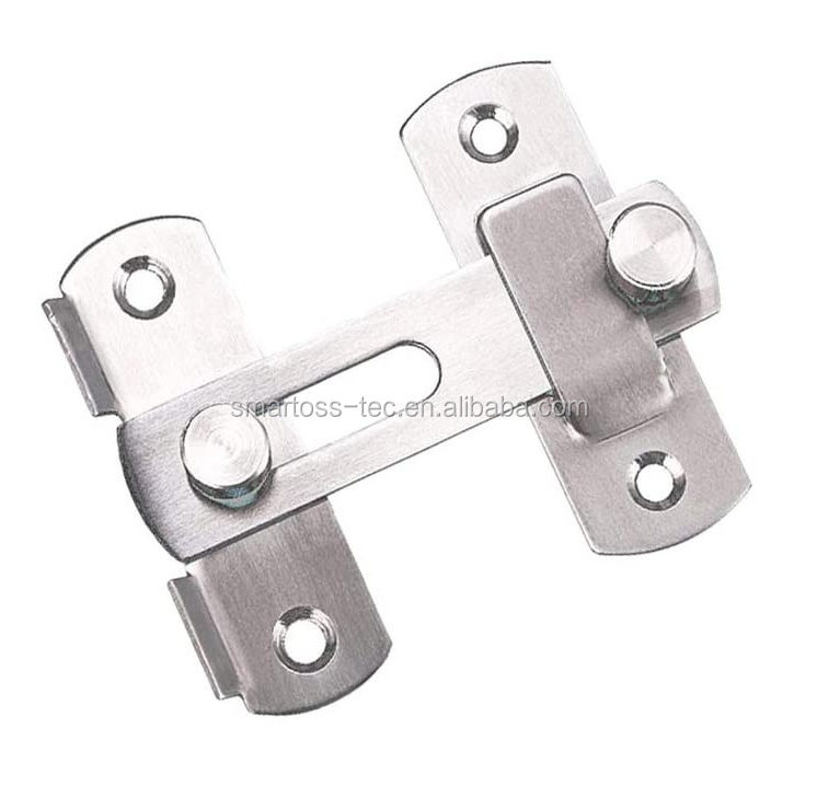 SS Flip Latch Heavy Duty Hasp Latch Sliding Door Bolt Lock Bar Latch Safety Gate Lock for Door Window