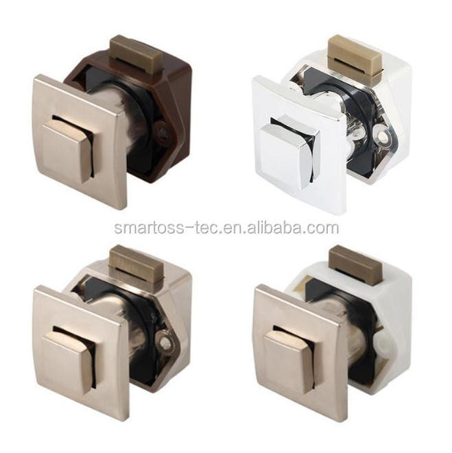 Push Button Latch Cabinet Door Catch Keyless Cupboard Locks for RV Yachts Motorhome Camper Caravan