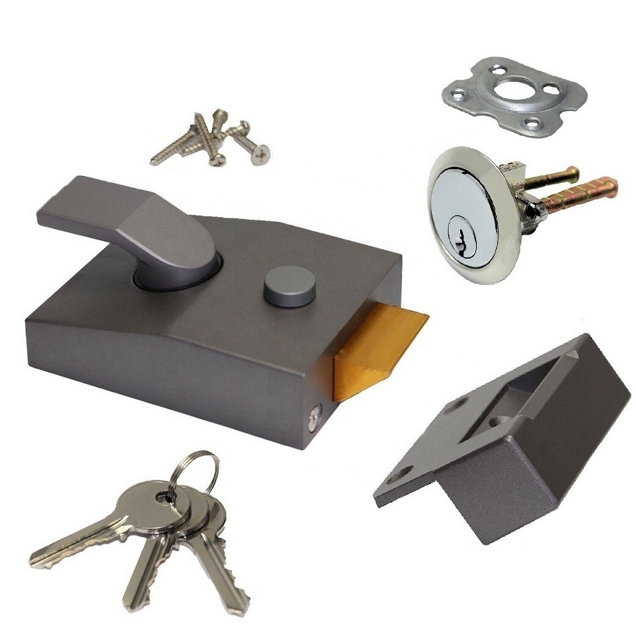 Manufacturer Supply Front Door Lock Night Latch Door Lock Accessories 92 Lockcase