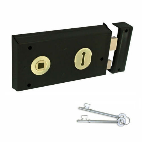 2 Lever Double Handed Reversible Rim Sash Lock For Flanged Sheds Gates