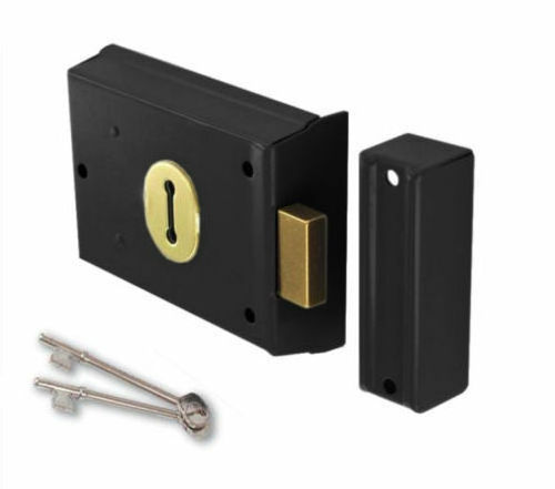 2 Lever Double Handed Reversible Rim Sash Lock For Flanged Sheds Gates