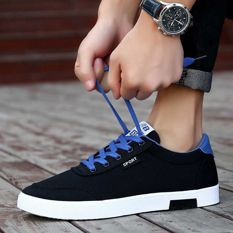 Men shoes casual canvas resistance skid wear-resisting