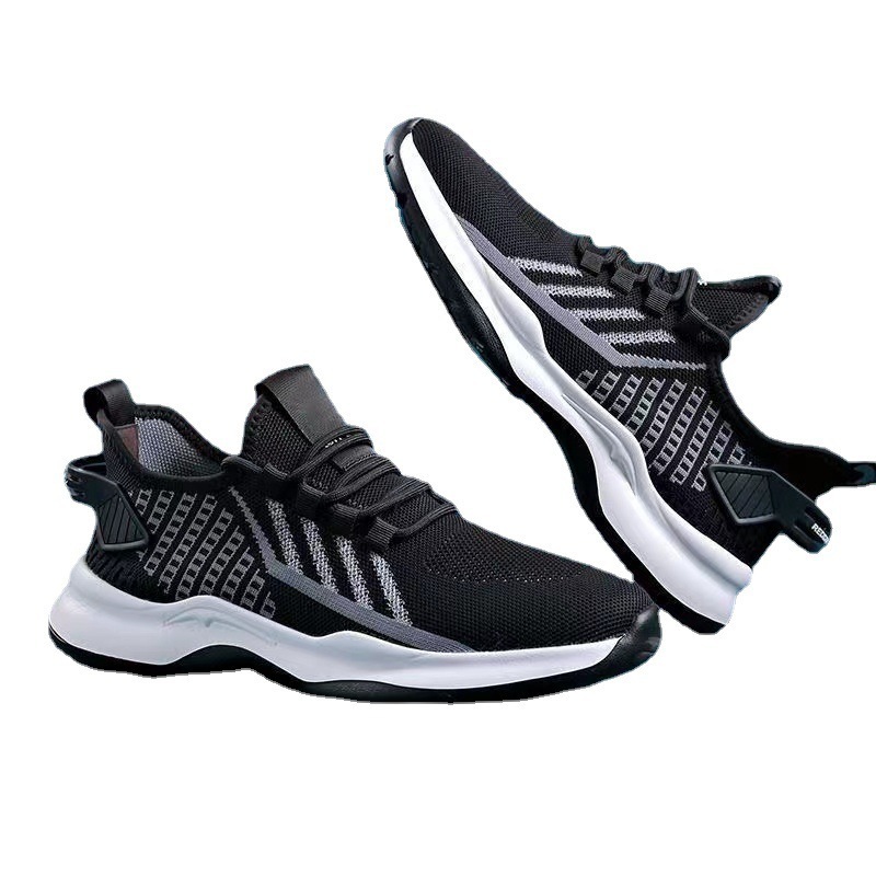 Spring new men's low-top sports shoes breathable casual shoes youth soft bottom mesh