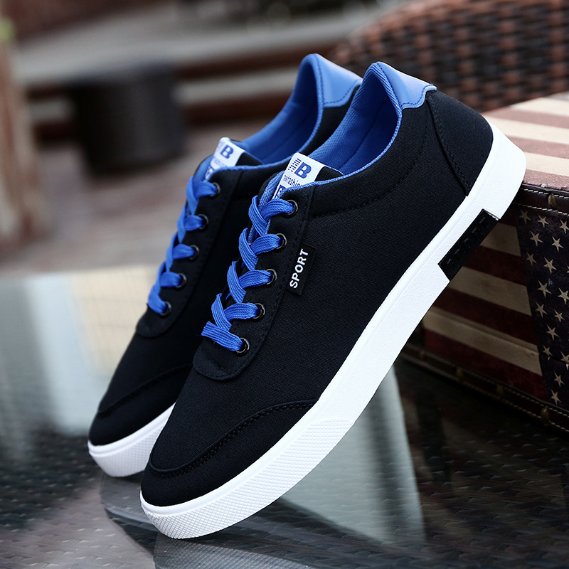 Men shoes casual canvas resistance skid wear-resisting