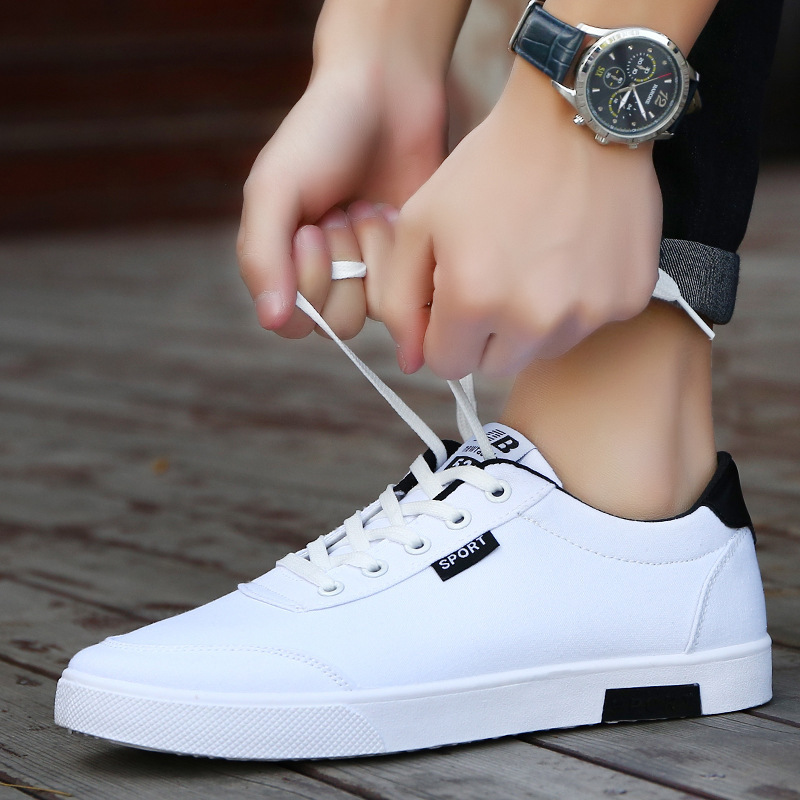 Men shoes casual canvas resistance skid wear-resisting