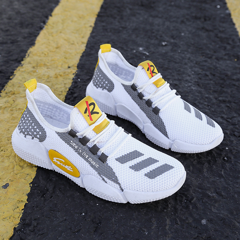 2024 Men's Shoes Spring and Autumn New Casual Shoes Men's Trendy Breathable Sports Shoes