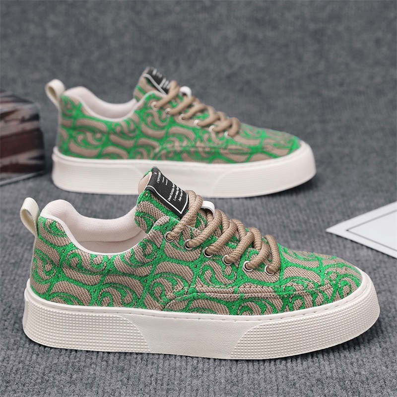 High Quality Lace-up blank white types latest custom print canvas shoes men shoes sneaker casual shoes