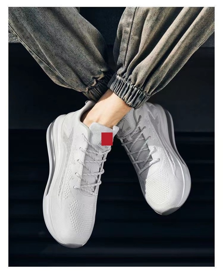 2024 jogging Height Increasing air cushion breathable fashion summer sneakers men sports shoes