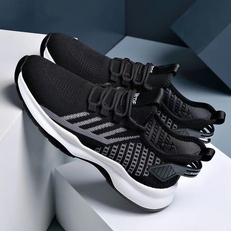 Spring new men's low-top sports shoes breathable casual shoes youth soft bottom mesh