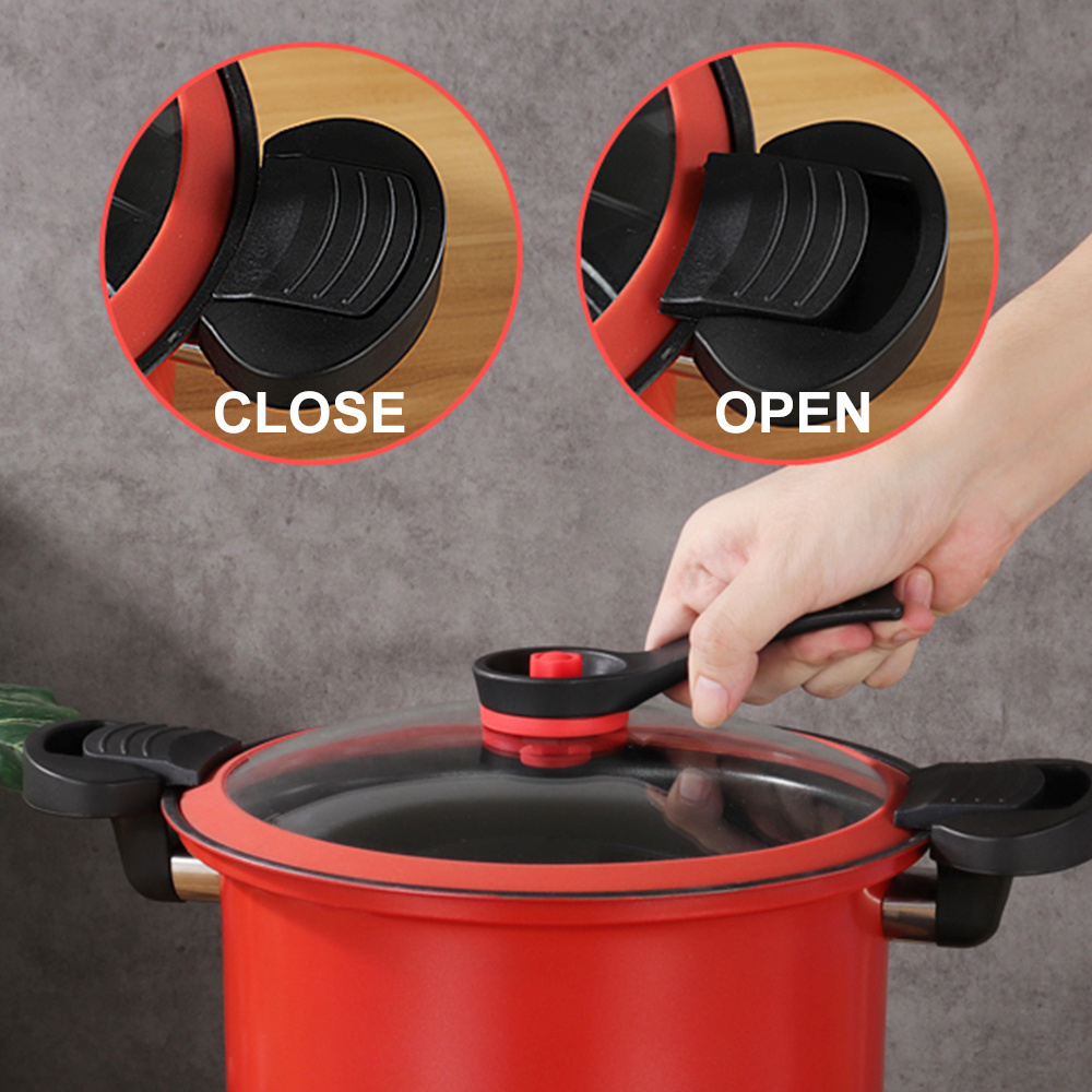 Odm Oem Colorful Non-stick Cooking Pot Fast Heating Home Soup Low Micro Pressure Cooker