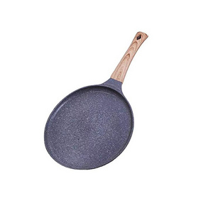 Smartpan 11 Inch Crepe Pancake Dosa Tawa Pan,Non-stick Frying Pans Household Wooden Handle Pancake Cooking Pan for Omelette