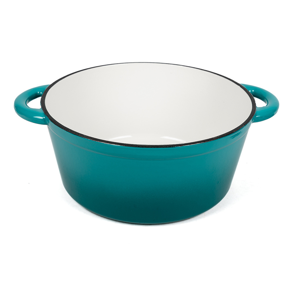 Smartpan Factory Directly Sale Enamel Cast Iron Oval Mini Casserole Soup Pot Stewed Cooking Pot