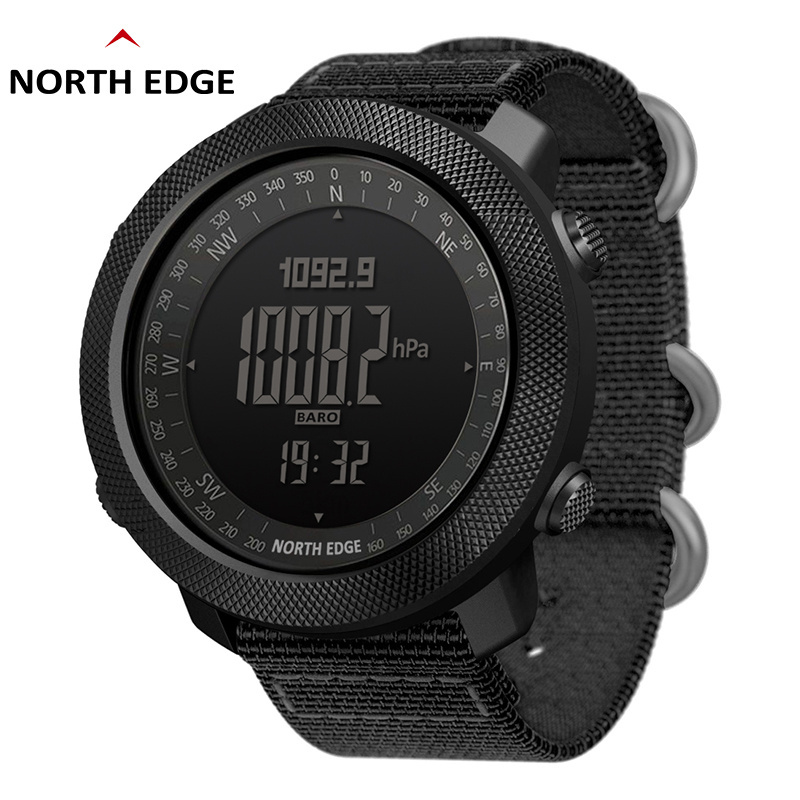 NORTH Edge APACHE46 2022 Men's Sport Digital Watch Running Watches Altimeter Barometer Compass apache 46 watch