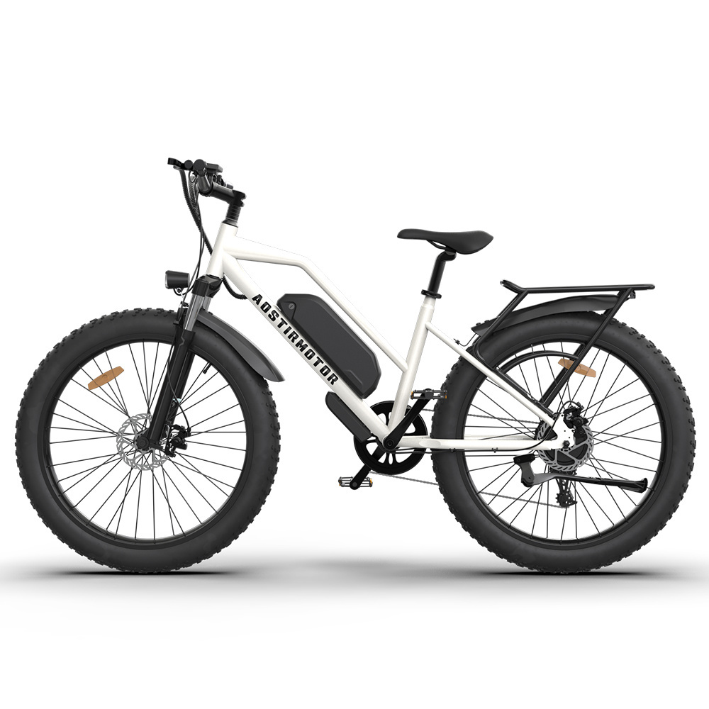 nice bike13Ah 80km 750W Motor power 7-speed Original Mountain E Bike 26X4 Inch Tire Folding Electric City Bike Aostirmotor S07-G