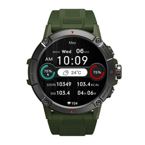 Zeblaze Smartwatch  Heart Rate Blood Pressure Monitoring Multi-Language Custom Wallpaper Gaming IP68 Smart Watch Zeblaze Ares 3