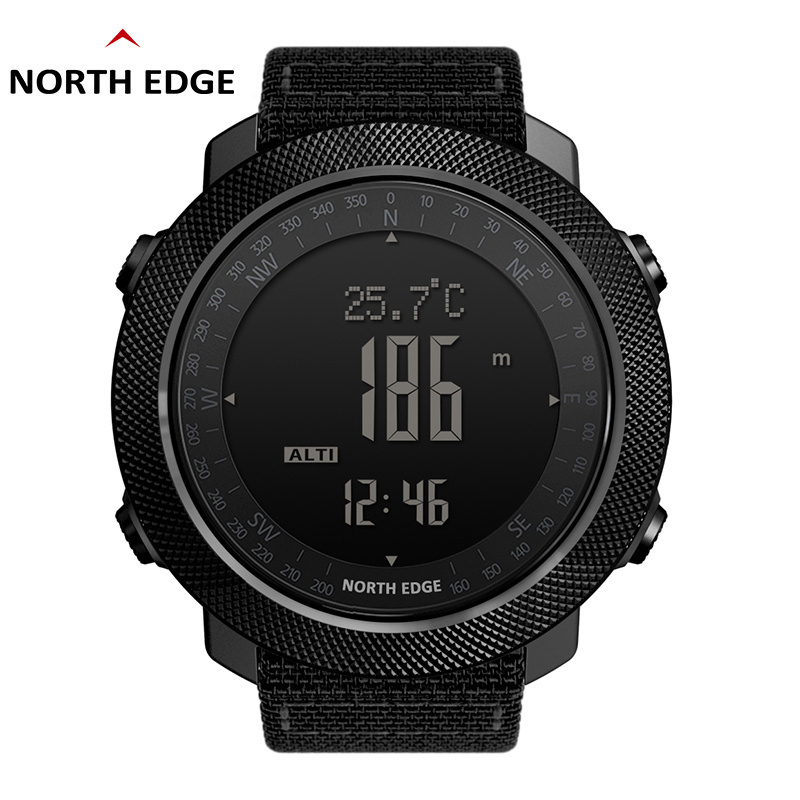 NORTH Edge APACHE46 2022 Men's Sport Digital Watch Running Watches Altimeter Barometer Compass apache 46 watch